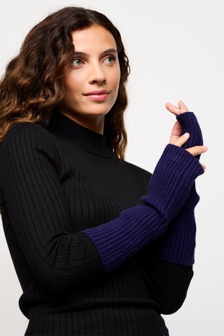  Vingerloze Handschoenen Nachtblauw