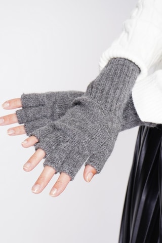 Vingerloze Handschoenen Grijs