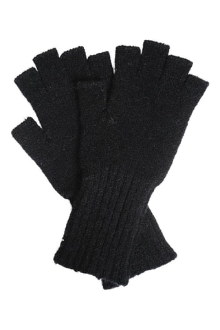 Vingerloze Handschoenen Zwart