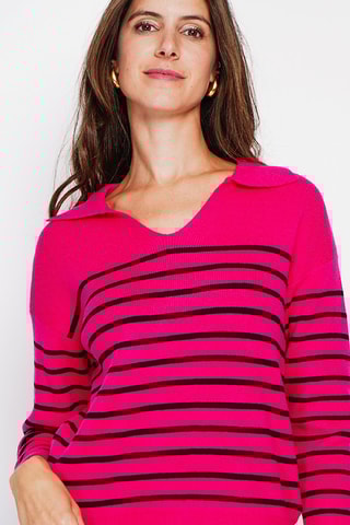 Oversized trui - Fuchsia