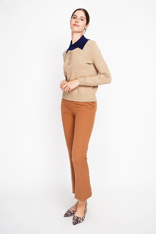 Oversized trui - Camel