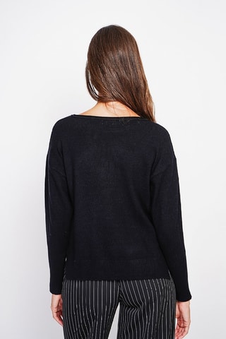 Oversized trui - Zwart