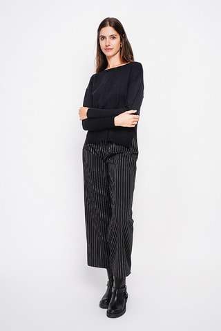 Oversized trui - Zwart