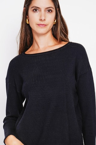 Oversized trui - Zwart