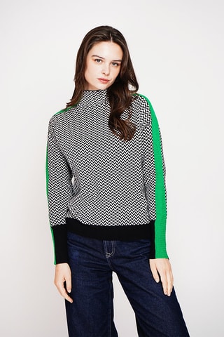 Oversized trui - Zwart