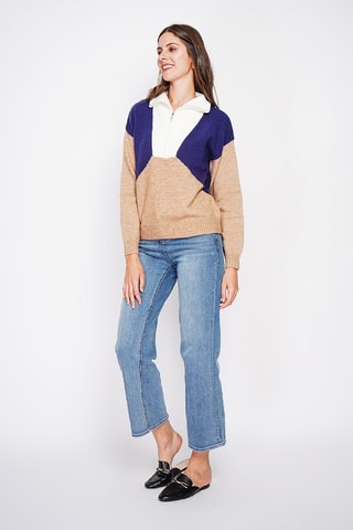 Oversized trui - Beige
