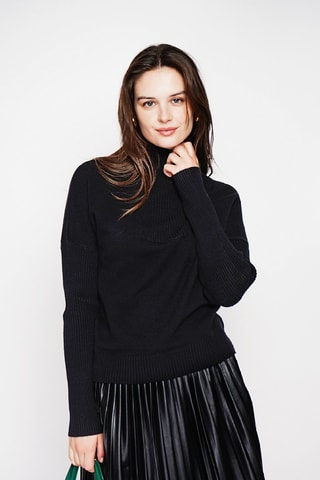 Oversized trui - Zwart