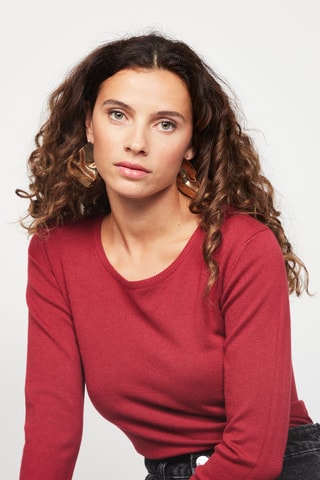  Trui Bordeauxrood