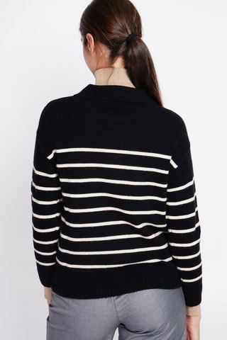 Oversized trui - Zwart