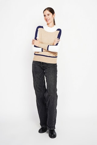 Oversized trui - Beige