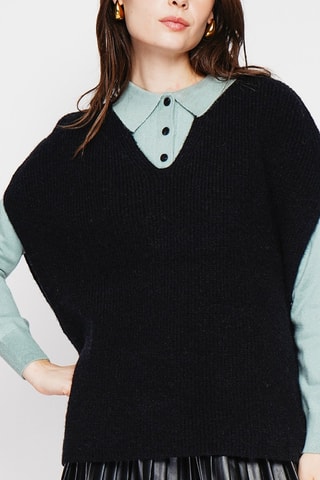Oversized Top - Zwart