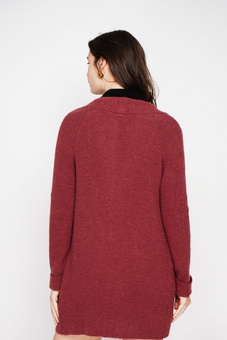 Lang Vest - Bordeauxrood