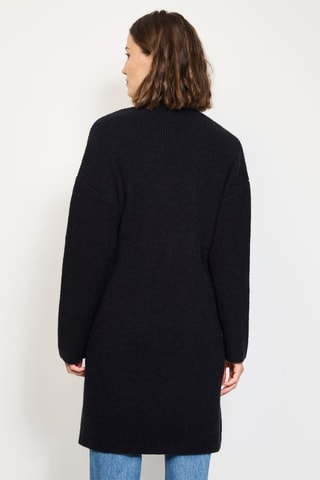 Lang Kasjmier Vest - Zwart