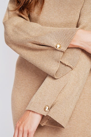 Trui-jurk - Camel