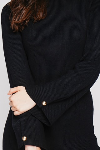 Trui-jurk - Zwart
