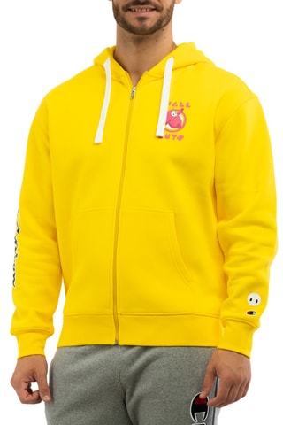 Sweat à capuche - Jaune