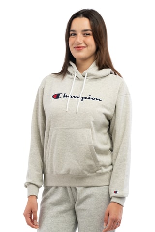 Sweat à capuche - Gris clair chiné