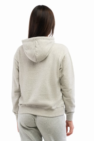 Sweat à capuche - Gris clair chiné