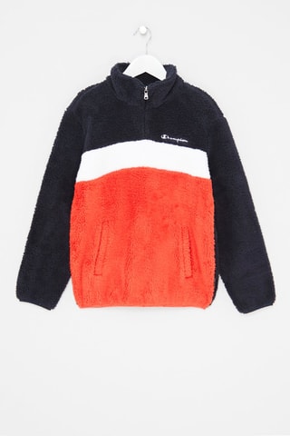 Sweat polaire Outdoor Polar Fleece - Bleu marine et rouge