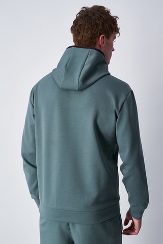 Sweat à capuche American Tech - Bleu-gris