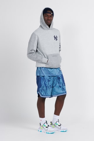 Sweat à capuche New York Yankees - Gris foncé chiné
