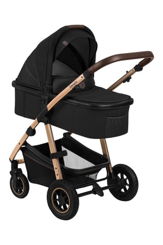 3-in-1 Kinderwagen Amber Zwart