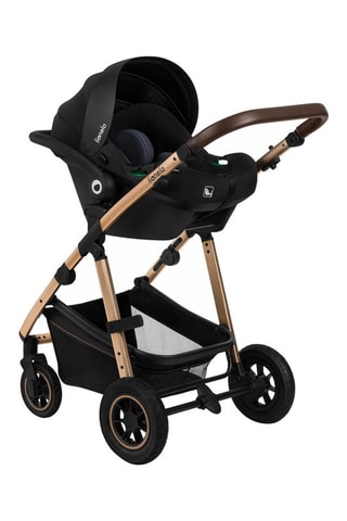 3-in-1 Kinderwagen Amber Zwart