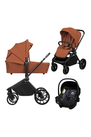 Multifunctionele Buggy 3-in-1 Mika Plus - Bruin - Vanaf de Geboorte t/m 4 Jaar