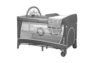 Campingbedje Flower 6 maanden tot 3 jaar - 76 x 64 x 124 cm