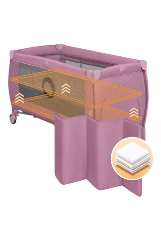 Reisbed 2-in-1 Stefi Plus - Vanaf de geboorte - T/m 15 kg