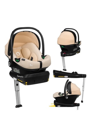 Autostoeltje en Houder ISOFIX Astrid I-SIze Set - Beige - Groep 0+