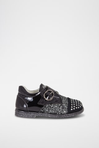 Derby’s met Gesp Happy Fashion - Zwart 