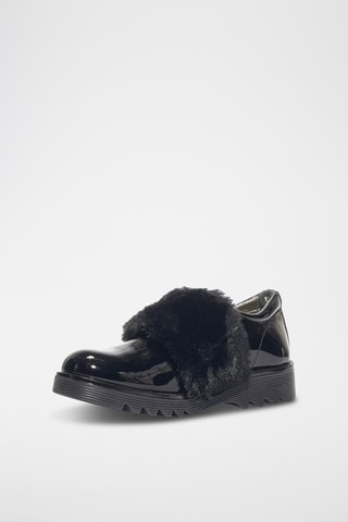 Gelakte Mocassins Fantasy Urban - Zwart