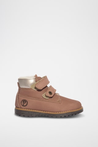 Leren Enkellaarzen Play Casual - Roze