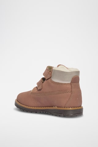Leren Enkellaarzen Play Casual - Roze