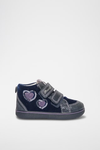 Leren Enkellaarzen Snorky - Donkergrijs en marineblauw