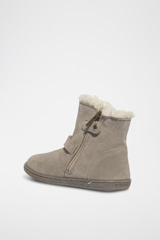 Gevoerde Nubuck Enkellaarzen Baby Box - Taupe