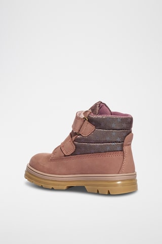 Leren Enkellaarzen Play Casual - Roze