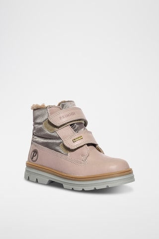 Leren Enkellaarzen Flake Gtx - Roze