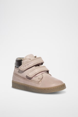 Leren Enkellaarzen Baby Glitter - Roze