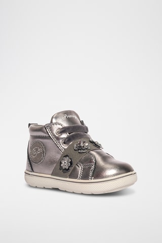 Leren Enkellaarzen Snorky - Taupe