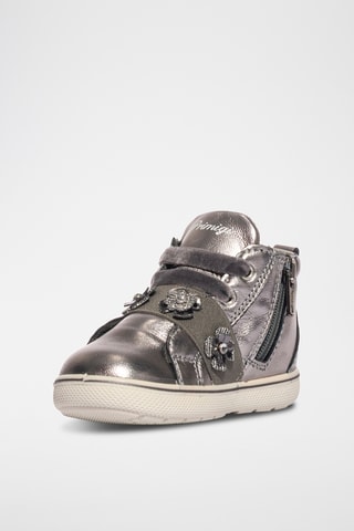 Leren Enkellaarzen Snorky - Taupe