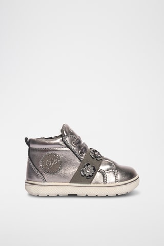 Leren Enkellaarzen Snorky - Taupe