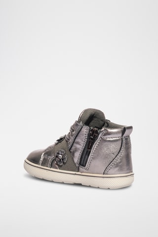 Leren Enkellaarzen Snorky - Taupe