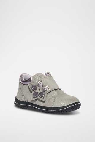 Nubuck Enkellaarzen Frutti Baby - Lichtgrijs 