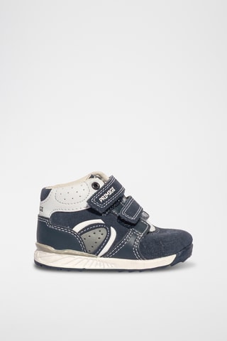 Hoge Nubuck Sneakers Baby Jogging - Marineblauw