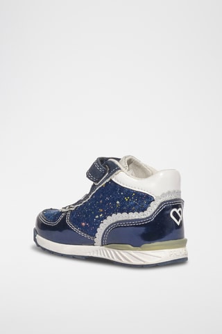 Hoge Sneakers Baby Jogging - Marineblauw