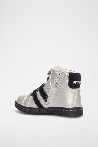 Hoge Sneakers Baby Stars - Lichtgrijs