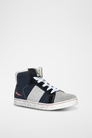 Hoge Sneakers Baby Jogging - Marineblauw