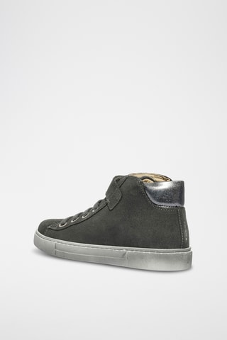 Hoge Leren Sneakers Shade Piu - Donkergrijs